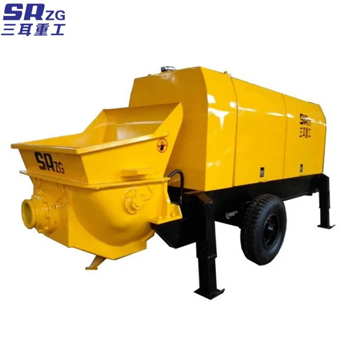 Trail portable concrete pump crete